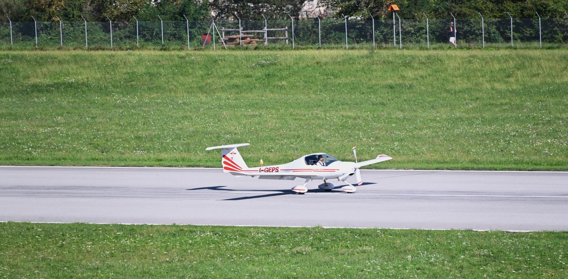 On the runway in Lugano