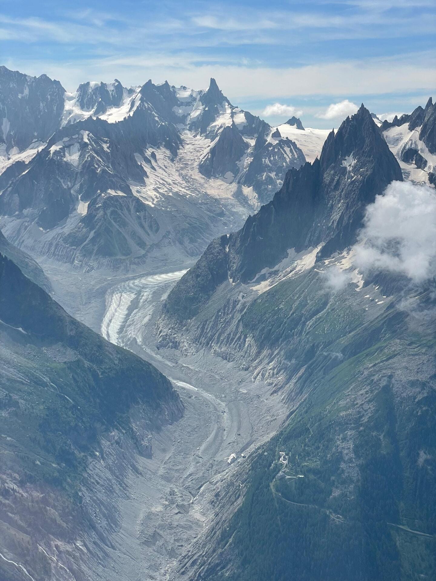 Mont Blanc Rundflug