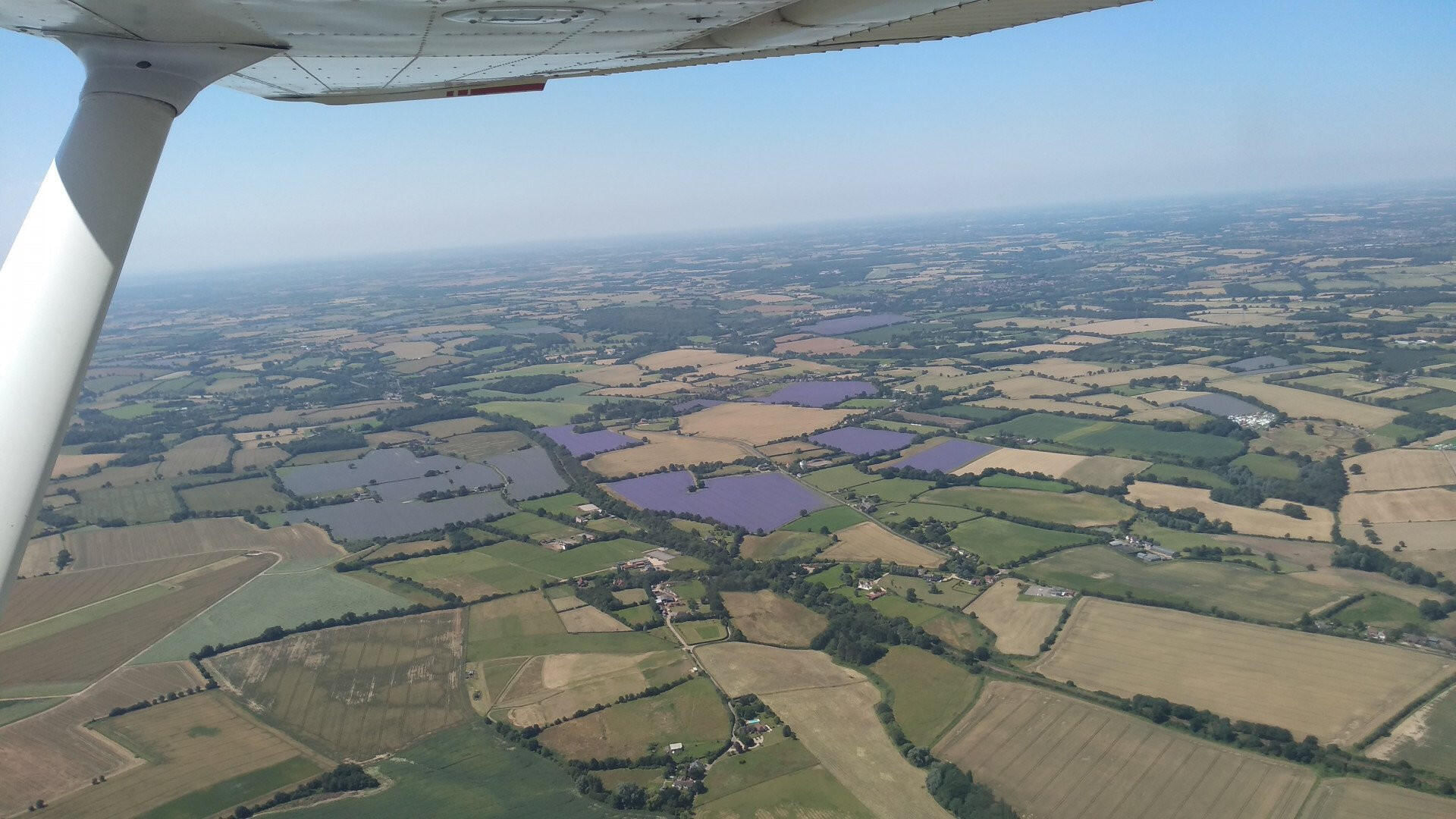 Fowlmere airfield to Felixstowe flight (1hr45)