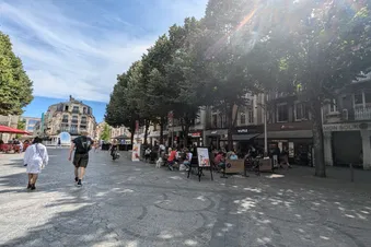 Flying to Reims in the Champagne Region in France