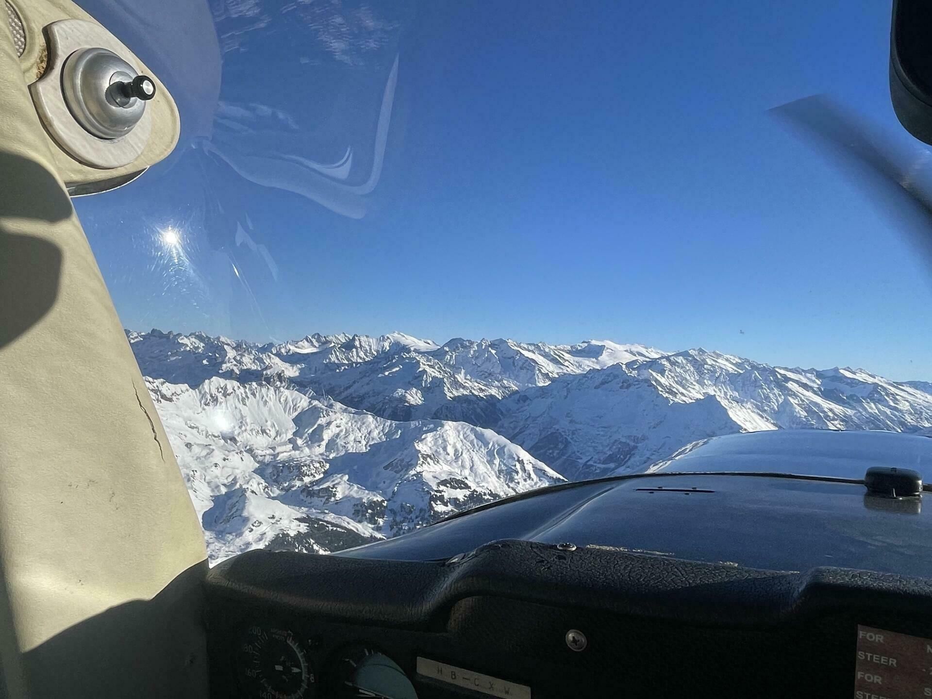 Matterhorn, Aletschgletscher und Jungfraujoch