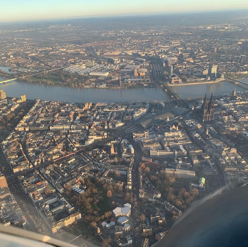 Netter Durchflug über Köln