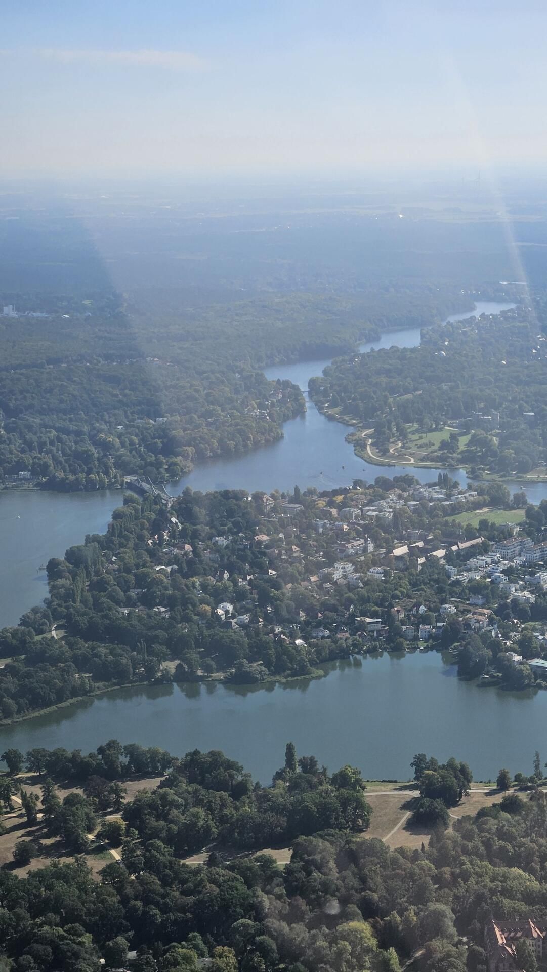Rundflug über Potsdam