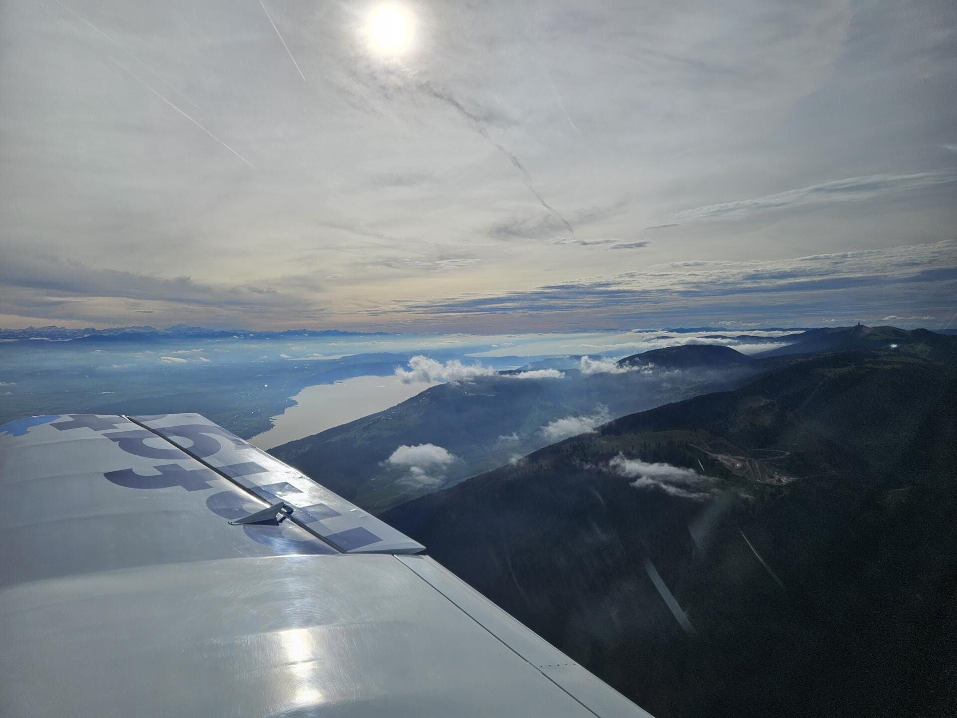 Ostschweiz Rundflug mit Landung am See