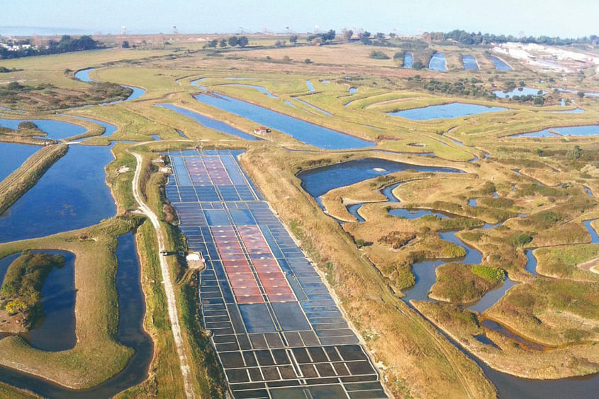 La Loire côte Sud en hélicoptère