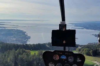 Hubschrauber Rundflug Bodensee- Pfänder- Allgäu
