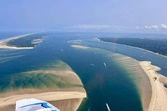 Banc d'Arguin, Banc du Toulinguet, presqu'ile du Cap Ferret, Pilat, Le Mouleau, Arcachon