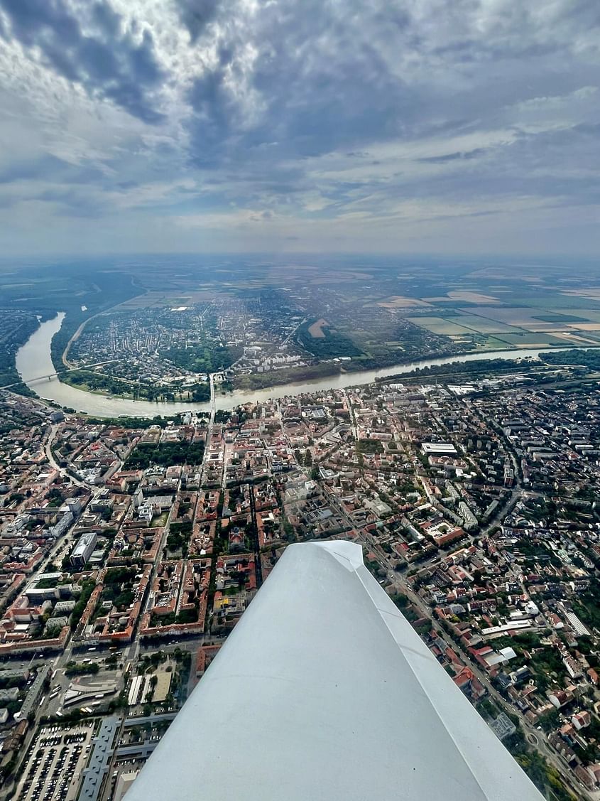 Sightseeing flight over Szeged