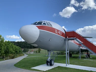 Besuch der IL-62 "Lady Agnes" nach Stölln via Berlin