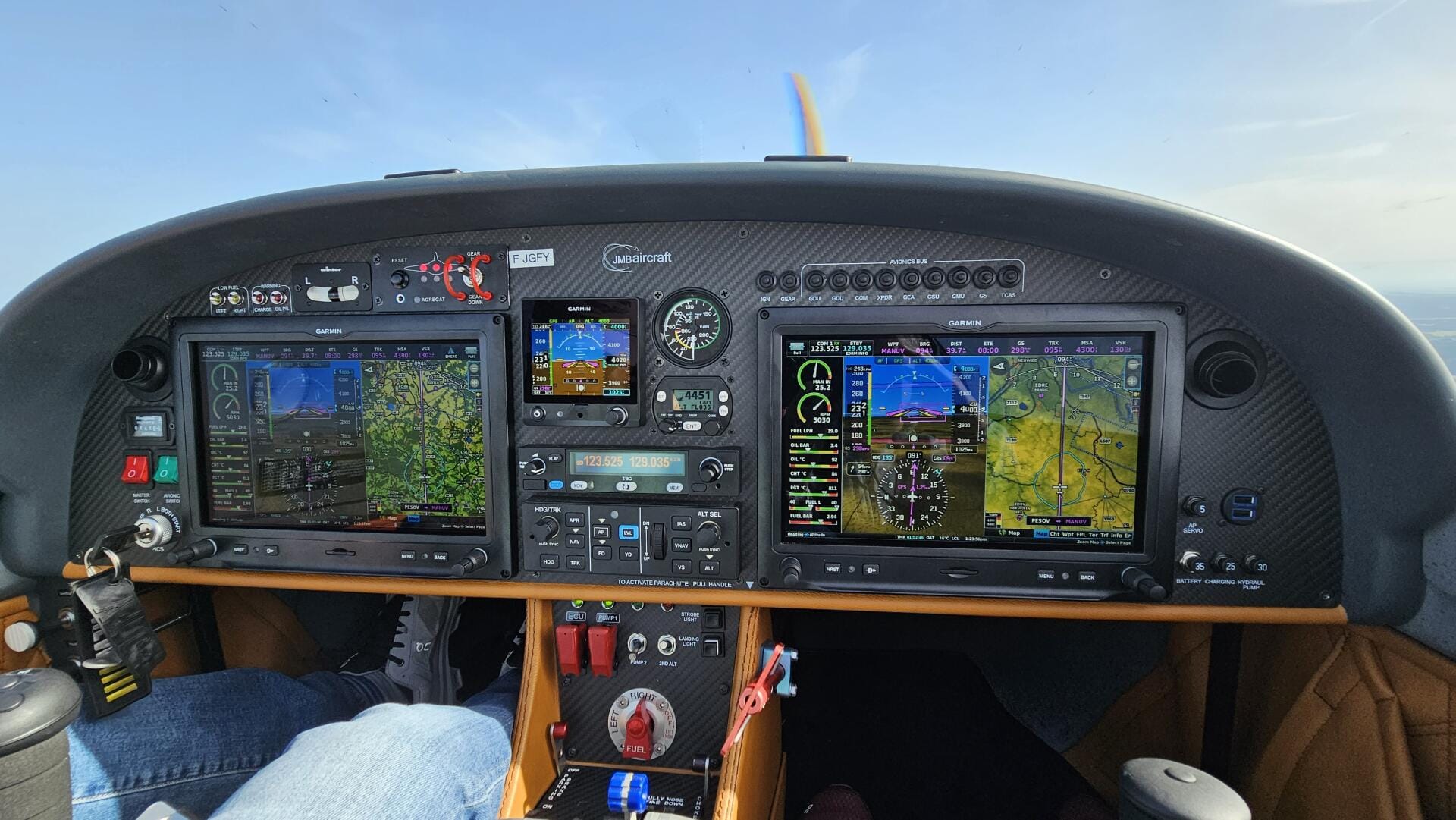 Complete instrument panel