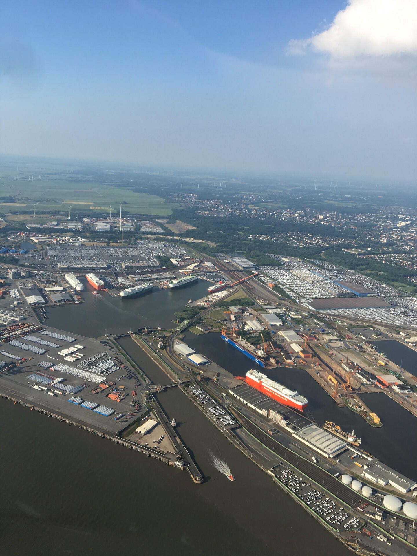 Küstenflug über Bremerhaven & Cuxhaven