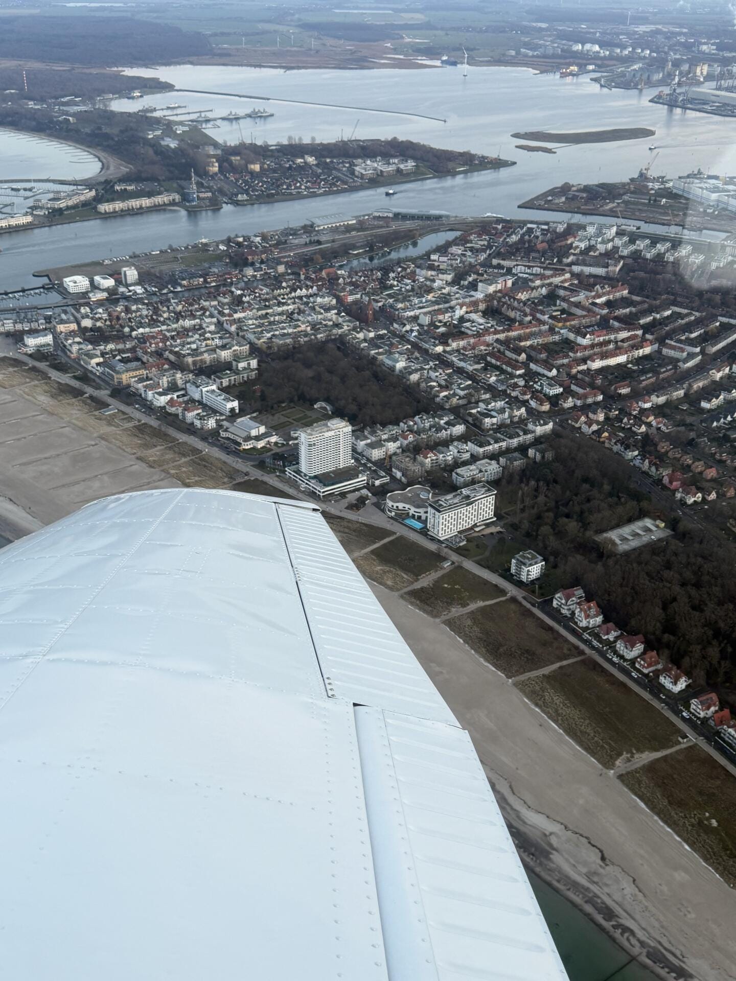 Rundflug über Rostock