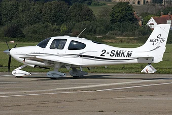 From Jersey to Caen in Cirrus SR20
