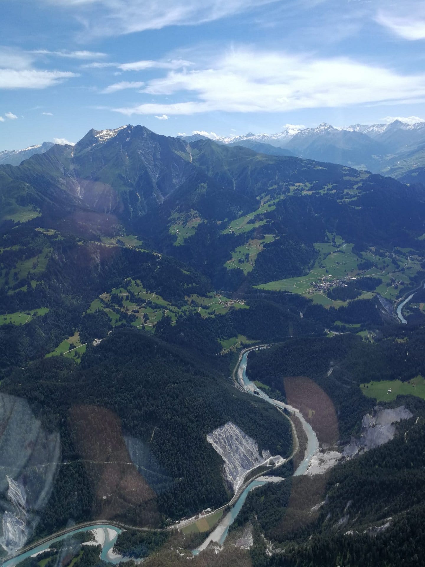 Helikopter Rundflug Rheinschlucht "Ruinaulta"