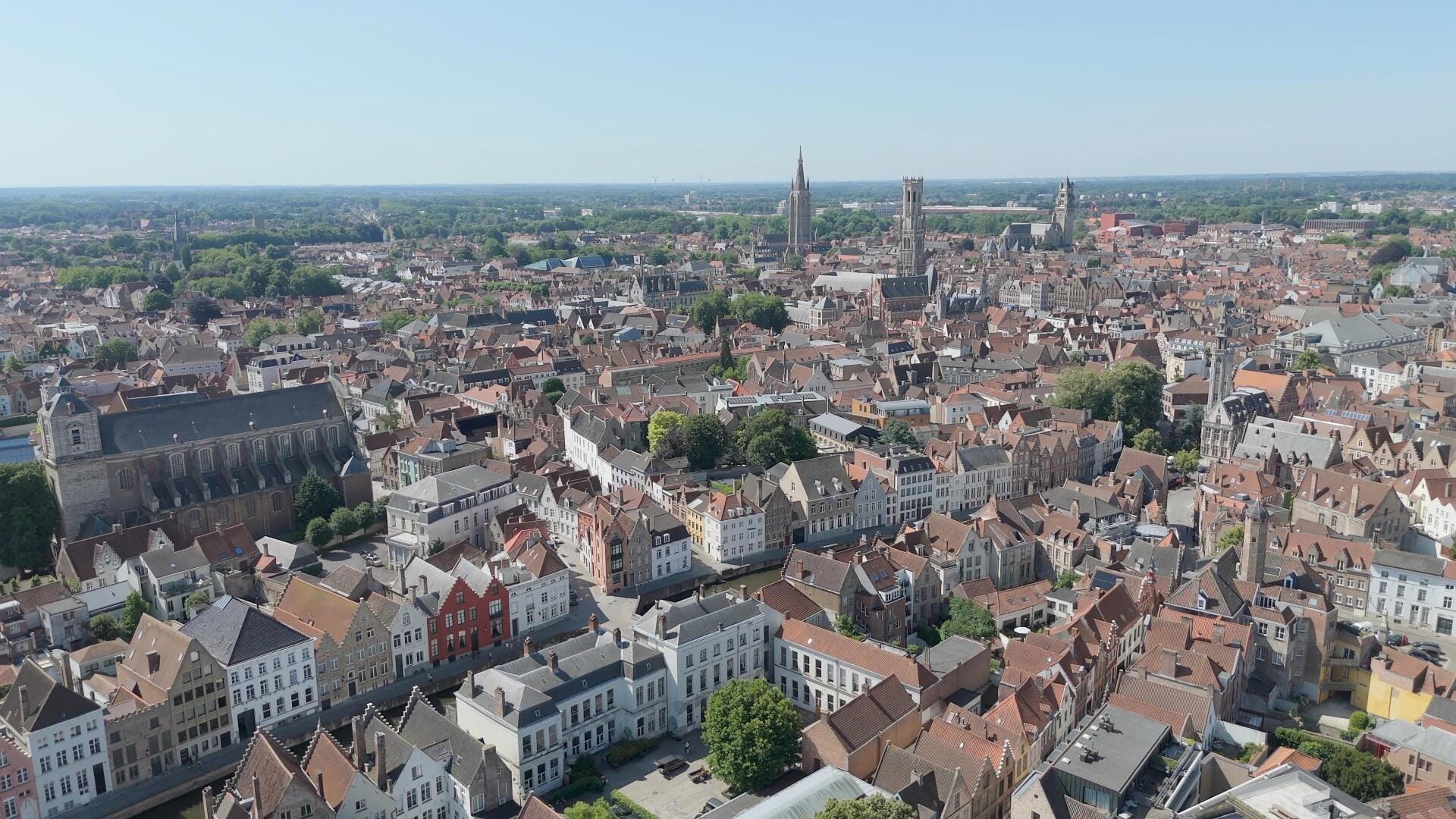 Discover Bruges from the skies