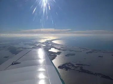 Balade aérienne en Camargue et Salins de Giraud