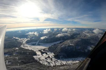 Schwarzwaldrundflug Titisee, Feldberg, Schluchsee