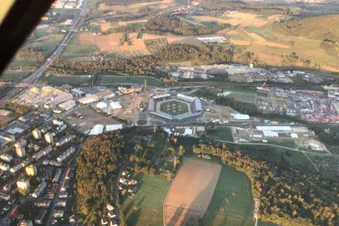 Rundflug über Basel und Umgebung