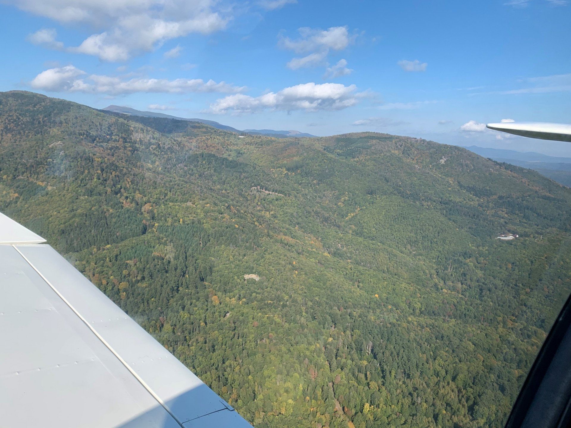 Balade aérienne au Nord de la Franche-Comté (45 minutes)