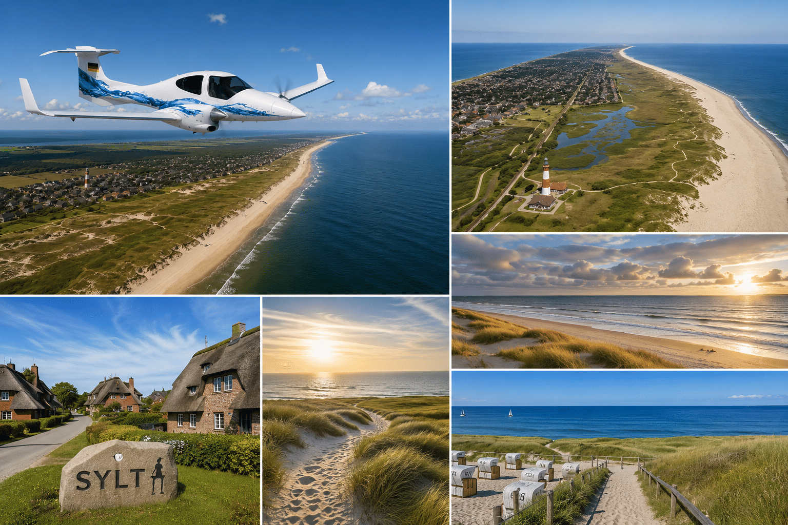 Ein wundervoller PRO Flug nach Sylt mit Service erster Klasse