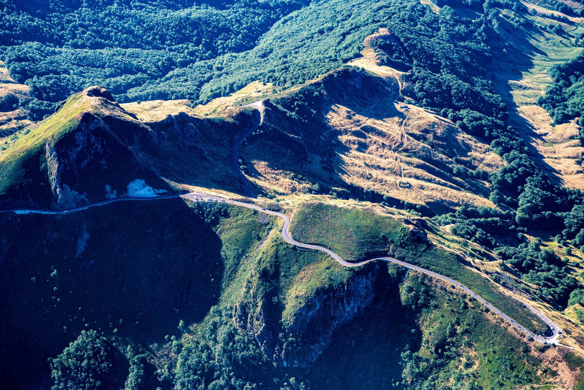 Vol Chateauneuf sur Cher-Aurillac, Monts du Cantal Puy-Mary