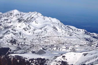 Le Saint Barthélémy et la carrière de talc LUZENAC en hivers