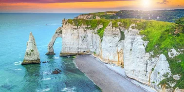 Deauville  via Etretat et le Havre, retour par Lisieux.