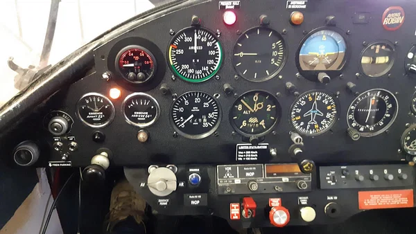Cockpit côté pilote