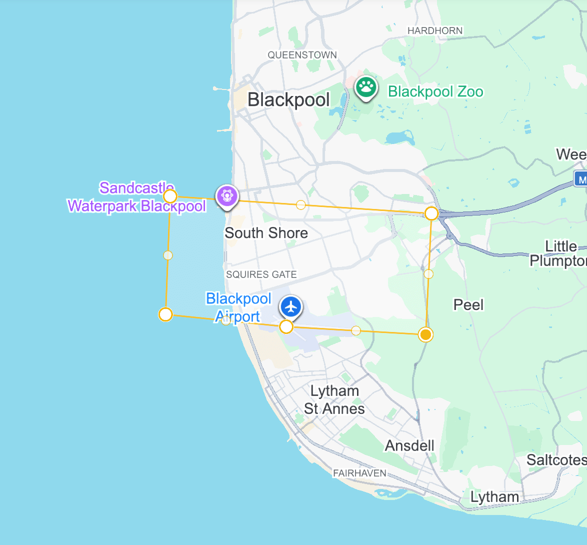 Aerial tour of Blackpool from above!
