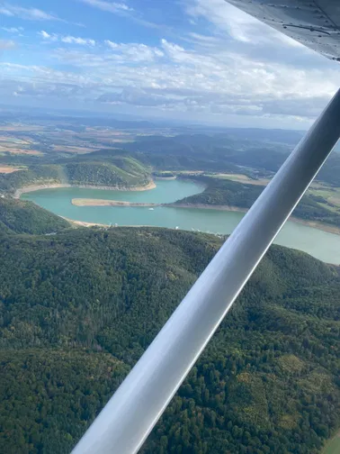 Rundflug Edertalsperre und Sauerland ca. 1 Stunde