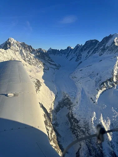Découverte du Mont Blanc et des ses glaciers