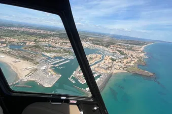 La Camargue vue du ciel
