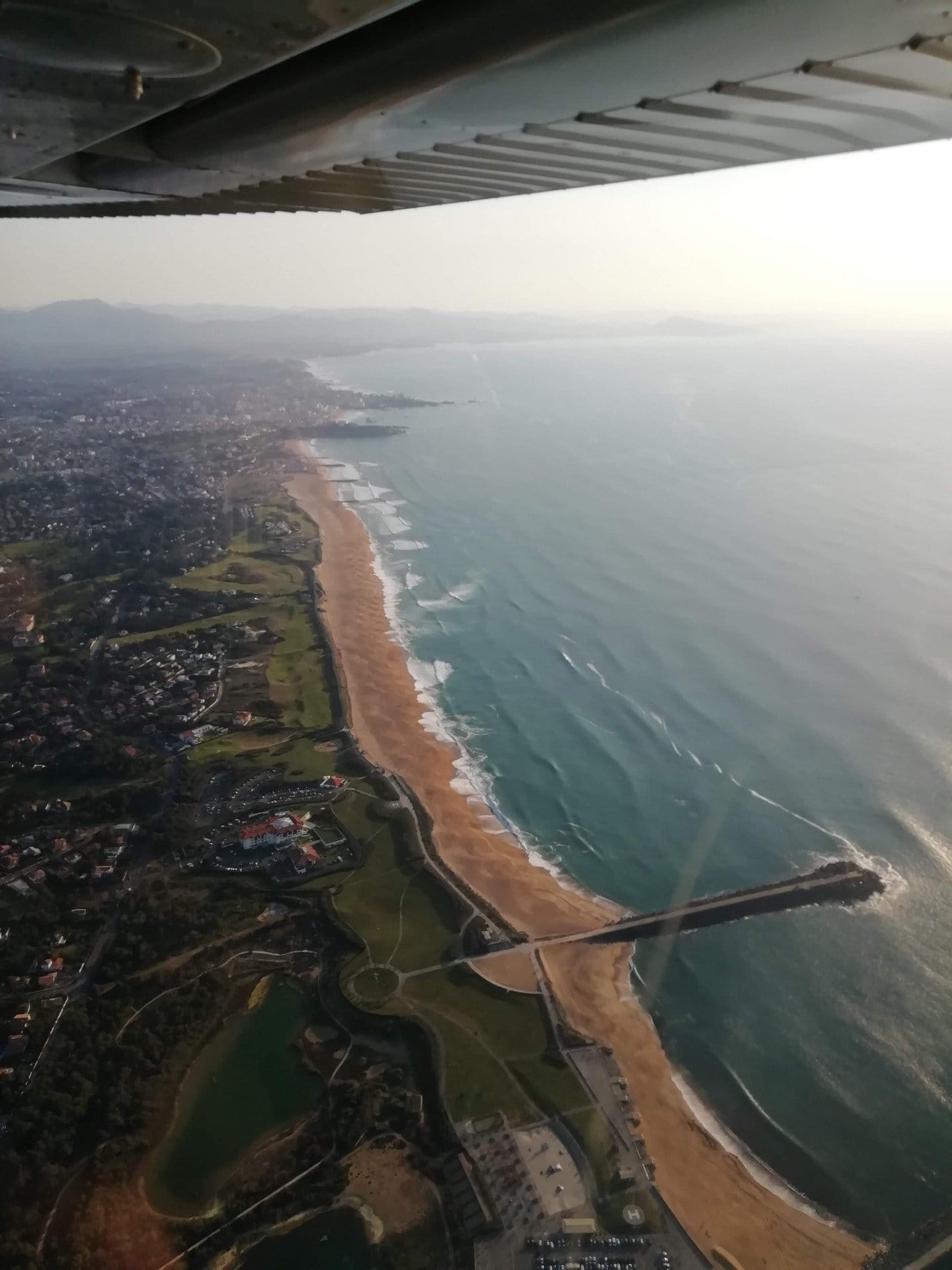 l'océan basque vu du ciel !