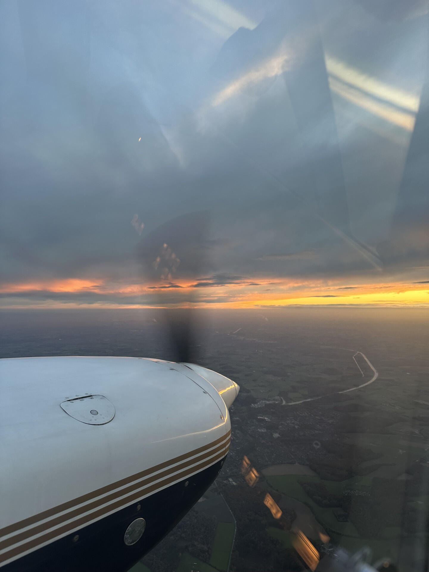 In den Sonnenuntergang