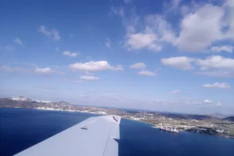 Adamas while taking off