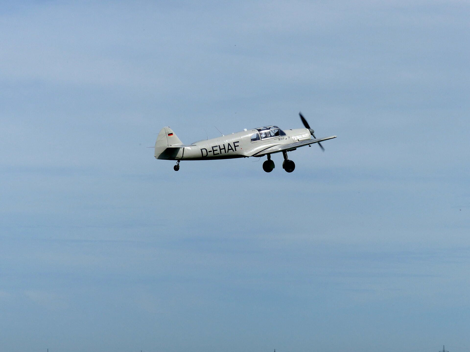 Flug mit einer Original Me-108 Messerschmitt Taifun
