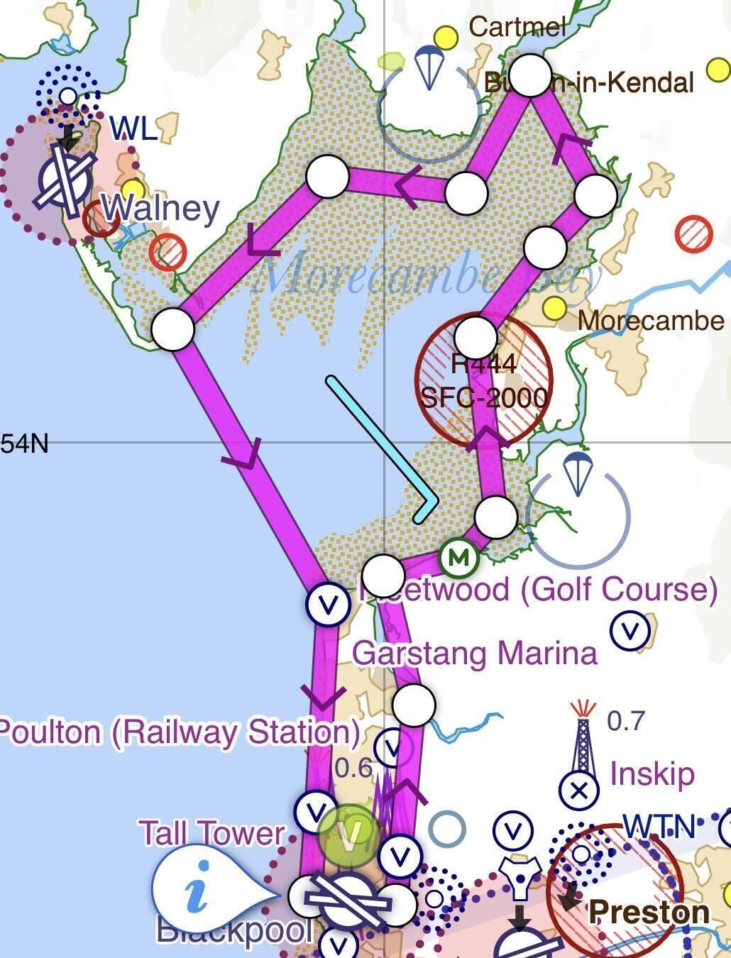 40 min Sightseeing over Morecambe Bay