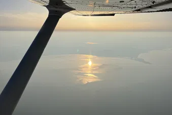 Ausblick auf den Dollart bei Emden