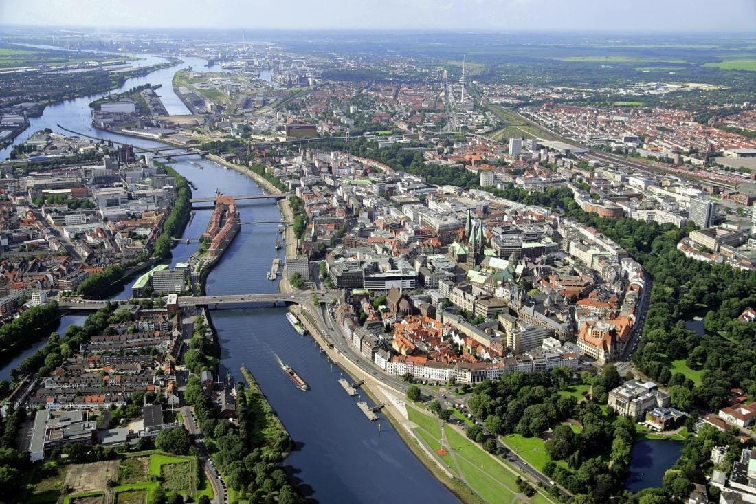 Bremen entlang der Weser