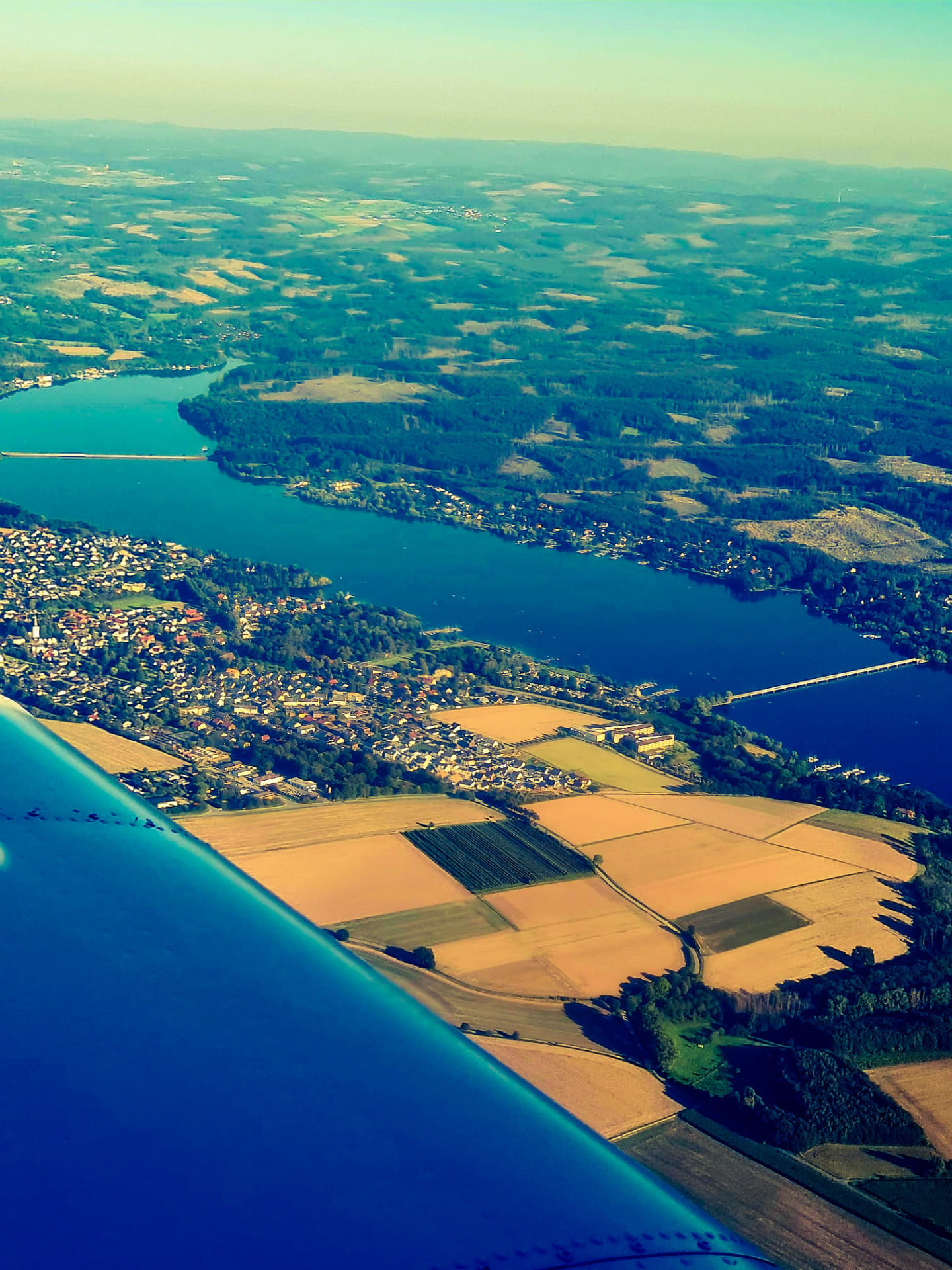 Der Möhnesee von oben...