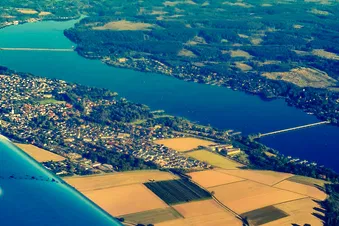 Der Möhnesee von oben...