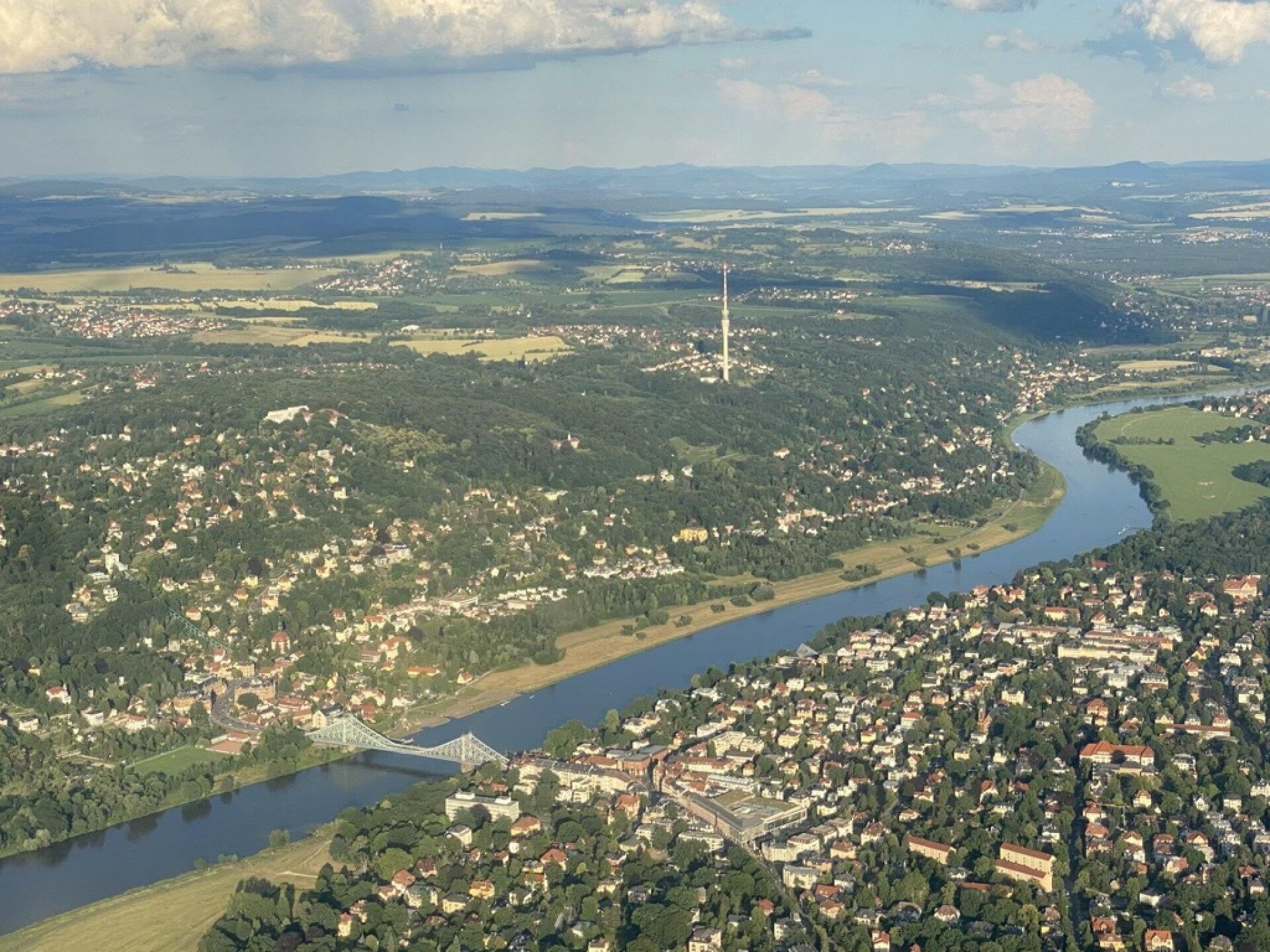 (Kleiner) Rundflug über Dresden
