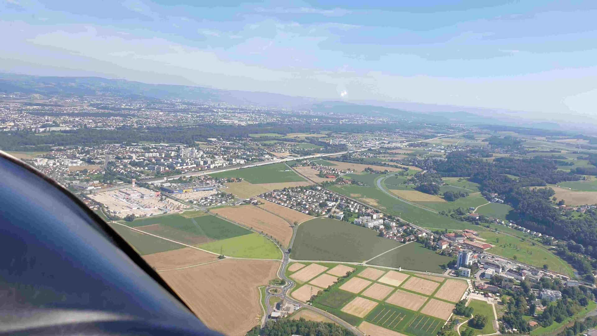 Herbst-Rundflug Linz-OÖ [ tagsüber/dämmerung]