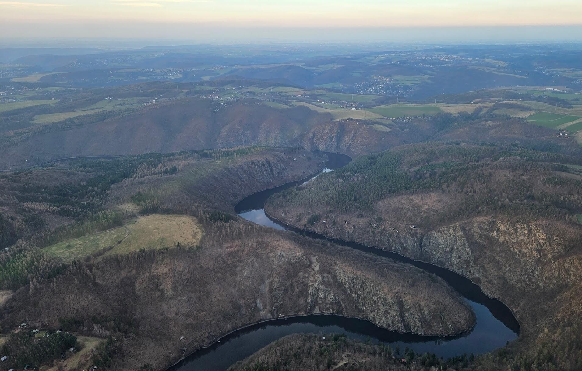 60 Min Scenic Flight Around Prague: Castles & Rivers
