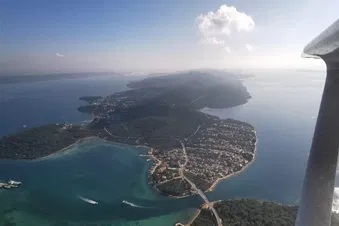 Panoramic flight Zadar - Ugljan - Sukošan