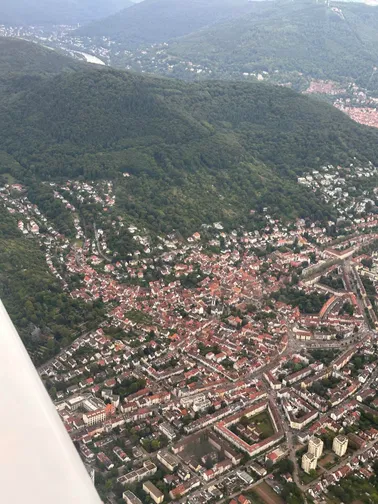 Rundflug Odenwald, Heidelberg, Pfalz