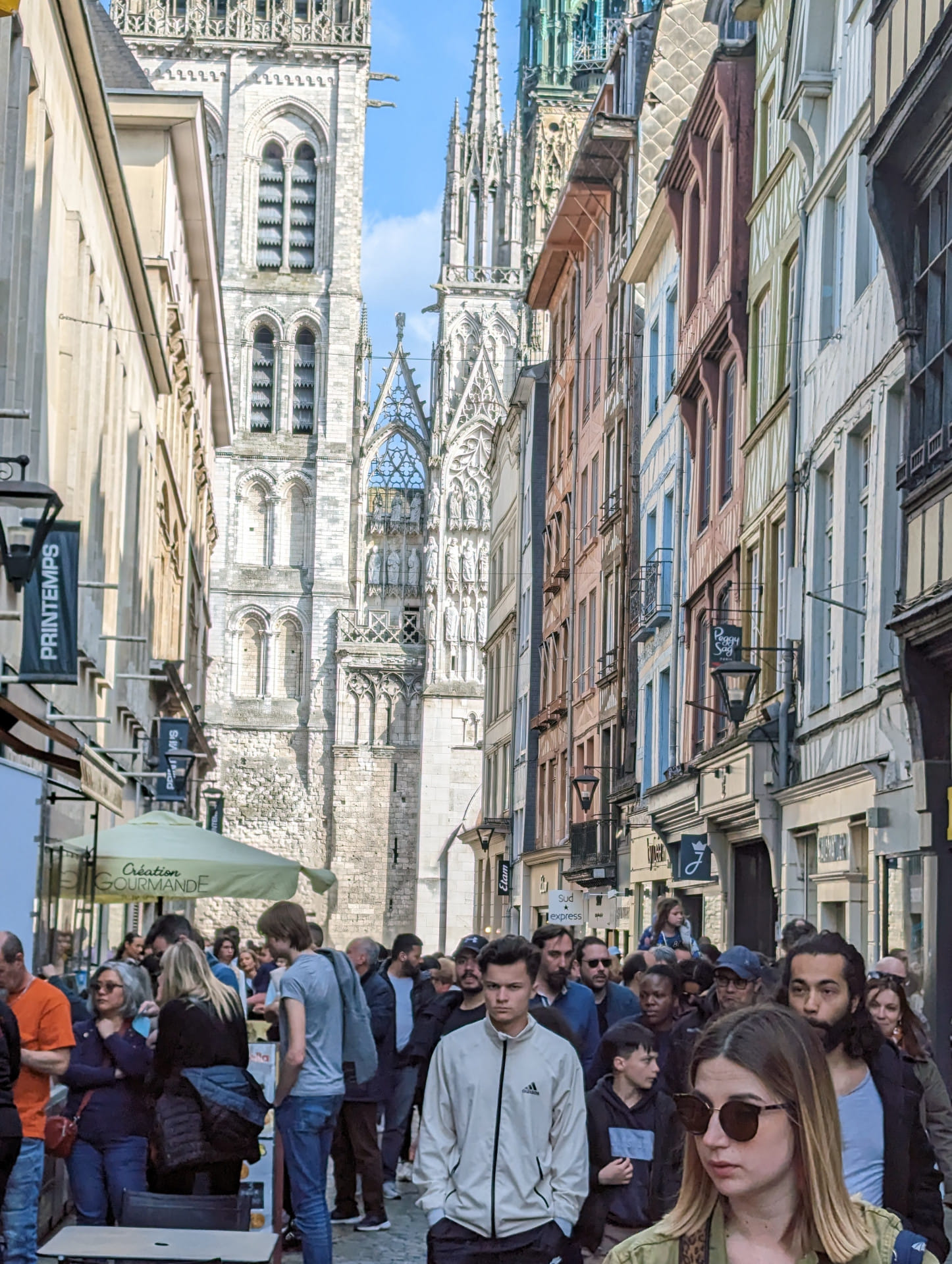 Rouen - France, the capital of Normandy