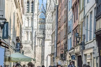 Rouen - France, the capital of Normandy