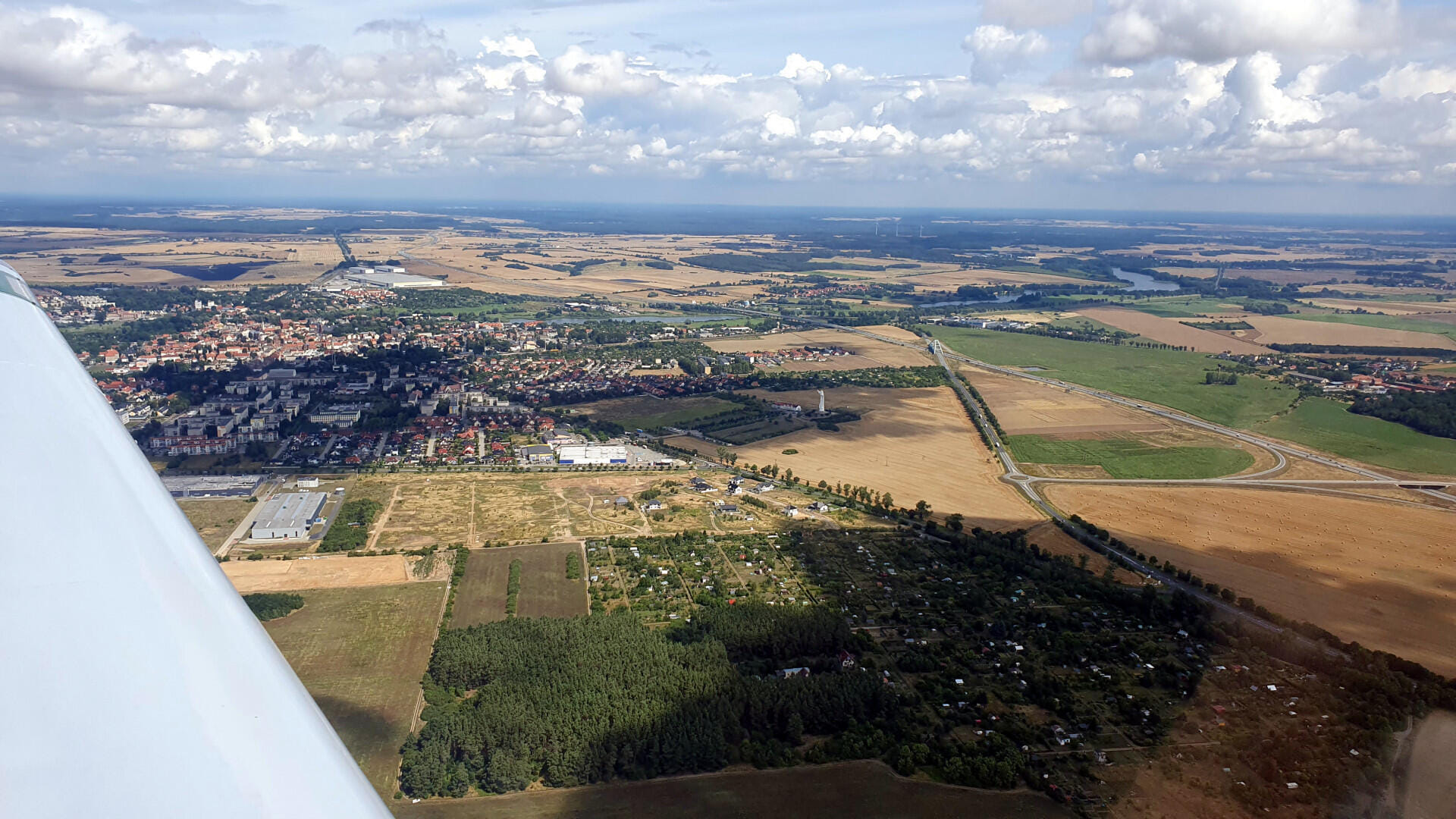 Blick nach Polen