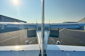 Cessna 172, bereit für den Einstieg